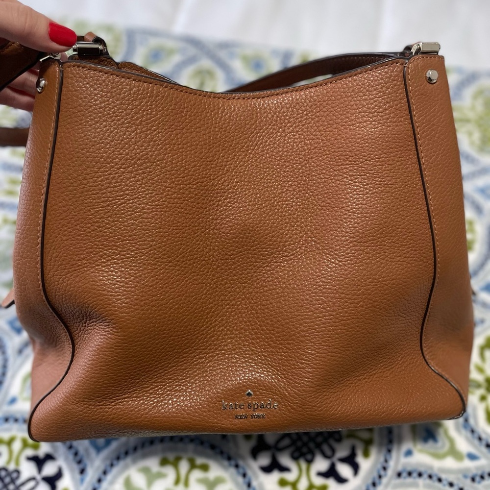 Kate Spade Tan Leather Shoulder Bag